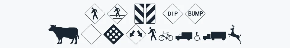 Podgląd czcionki RoadWarningSign