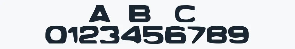 Rzeczywista próbka kroju Daggmask — Aa Bb Cc 0123456789