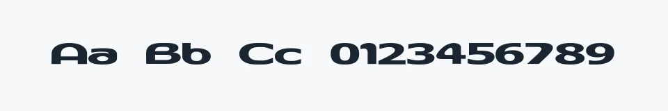 Rzeczywista próbka kroju D3 Archism Italic — Aa Bb Cc 0123456789