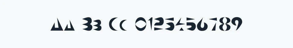 Rzeczywista próbka kroju NeoSpacial — Aa Bb Cc 0123456789
