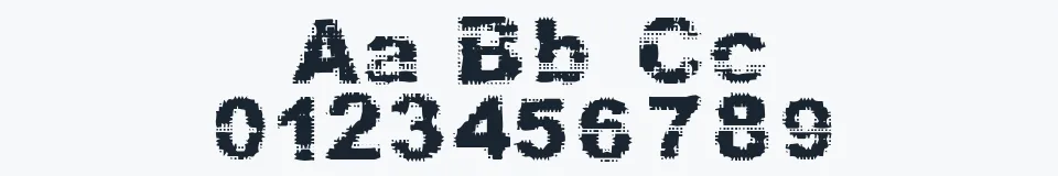 Rzeczywista próbka kroju Prefix — Aa Bb Cc 0123456789