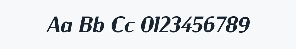 Rzeczywista próbka kroju Jagz — Aa Bb Cc 0123456789