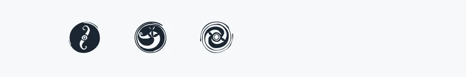 Rzeczywista próbka kroju Spirals — Aa Bb Cc 0123456789
