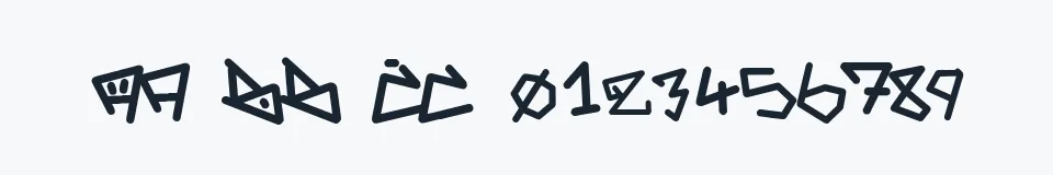 Podgląd czcionki NewSymbolFont