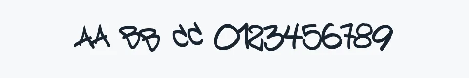 Rzeczywista próbka kroju Bring tha noize — Aa Bb Cc 0123456789