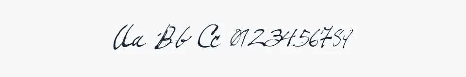 Podgląd czcionki Fountain Pen Frenzy