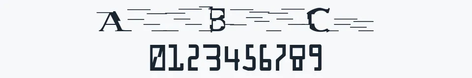 Rzeczywista próbka kroju Matrix_vs_Miltown — Aa Bb Cc 0123456789