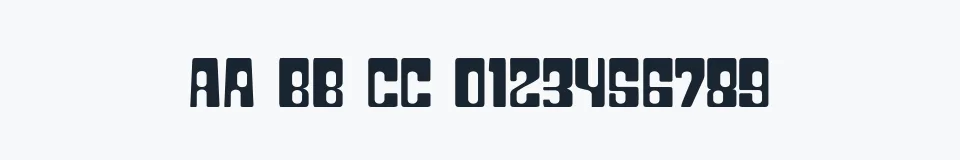 Podgląd czcionki Plastic No.28