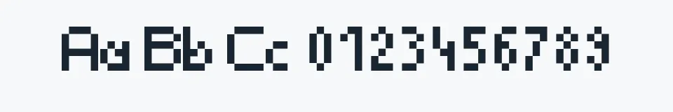 Podgląd czcionki screensix