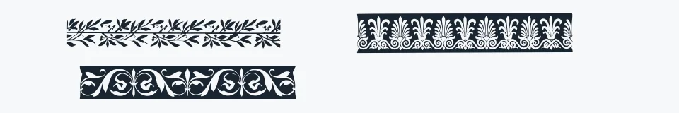 Podgląd czcionki DecoBorders