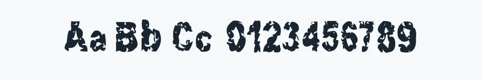 Podgląd czcionki Hacknslash
