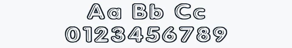 Rzeczywista próbka kroju Parkvane — Aa Bb Cc 0123456789