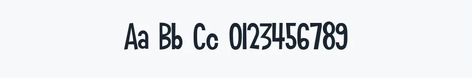 Rzeczywista próbka kroju Smilage — Aa Bb Cc 0123456789