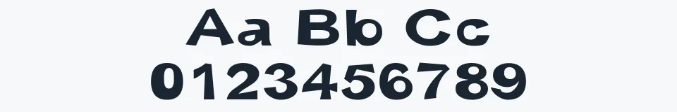 Rzeczywista próbka kroju Snott 2000 — Aa Bb Cc 0123456789