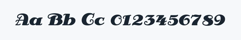 Rzeczywista próbka kroju AntsyPants — Aa Bb Cc 0123456789