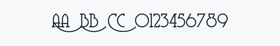 Rzeczywista próbka kroju CoventryGarden — Aa Bb Cc 0123456789