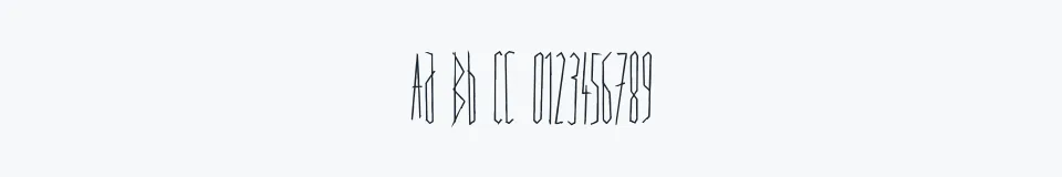 Rzeczywista próbka kroju Scrapes — Aa Bb Cc 0123456789