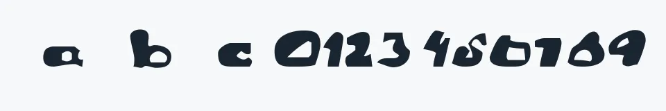 Rzeczywista próbka kroju Sorvid — Aa Bb Cc 0123456789