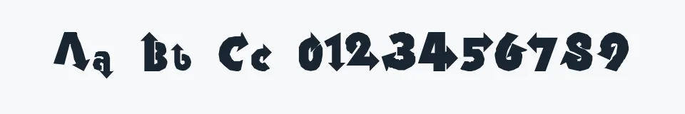 Rzeczywista próbka kroju ThisWay — Aa Bb Cc 0123456789