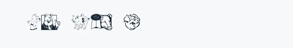 Rzeczywista próbka kroju Ein Schwein — Aa Bb Cc 0123456789