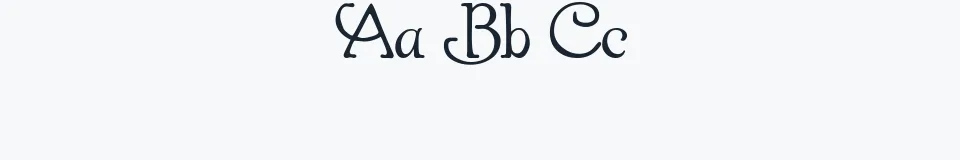 Rzeczywista próbka kroju Gaheris Demo — Aa Bb Cc 0123456789