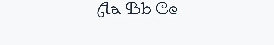 Rzeczywista próbka kroju Goddard Demo — Aa Bb Cc 0123456789