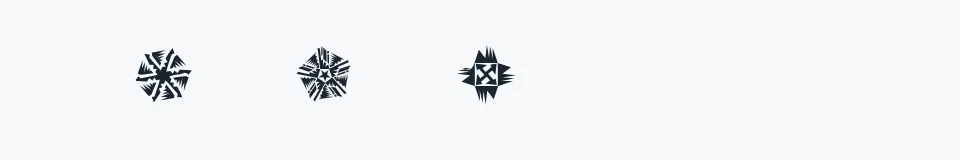 Rzeczywista próbka kroju HexstarDEMO — Aa Bb Cc 0123456789