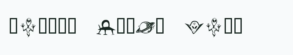 Rzeczywisty podgląd fontu KR Out Of This World – Zażółć gęślą jaźń