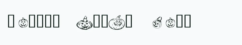 Rzeczywisty podgląd fontu KR Pick A Pumpkin – Zażółć gęślą jaźń