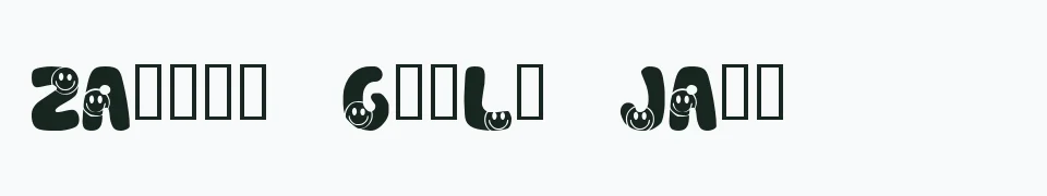 Rzeczywisty podgląd fontu KR Smile – Zażółć gęślą jaźń