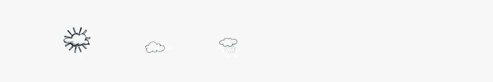 Rzeczywista próbka kroju KR Weather Dings — Aa Bb Cc 0123456789