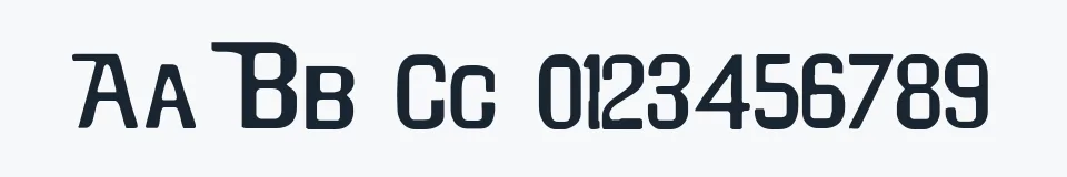 Rzeczywista próbka kroju Will — Aa Bb Cc 0123456789