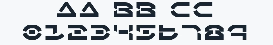 Rzeczywista próbka kroju Oberon Deux — Aa Bb Cc 0123456789