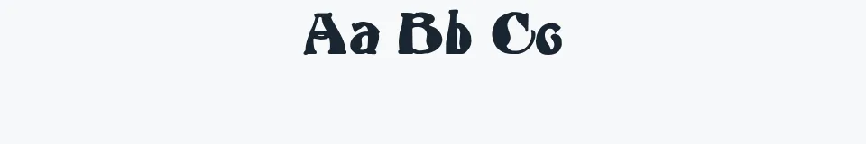 Rzeczywista próbka kroju Odeon Demo — Aa Bb Cc 0123456789