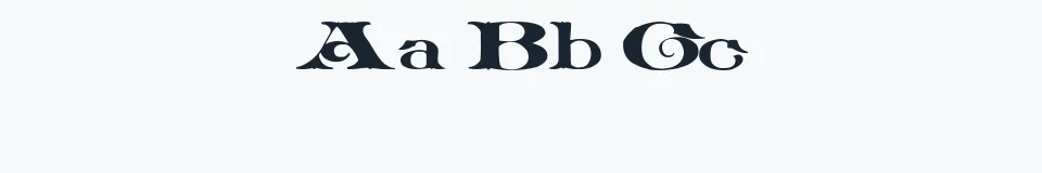 Rzeczywista próbka kroju Plowright Demo — Aa Bb Cc 0123456789