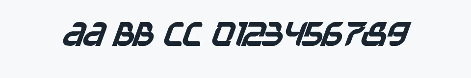 Rzeczywista próbka kroju Question of time — Aa Bb Cc 0123456789