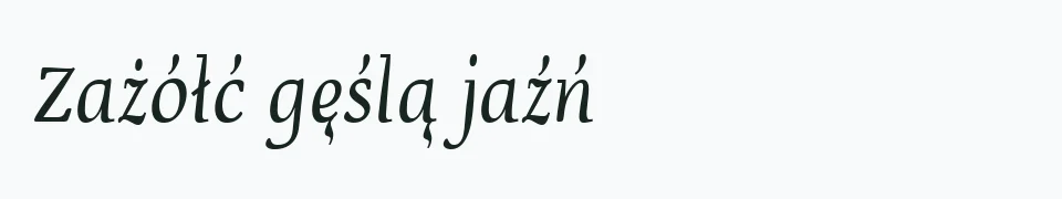 Rzeczywisty podgląd fontu Devroye Unicode – Zażółć gęślą jaźń