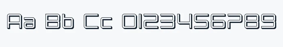 Rzeczywista próbka kroju SF Chromium 24 — Aa Bb Cc 0123456789