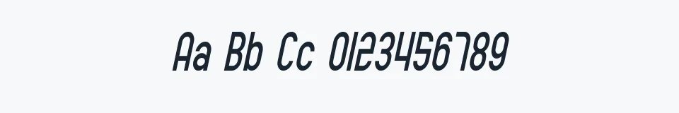 Podgląd czcionki SF Eccentric Opus Condensed