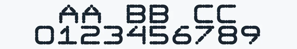 Rzeczywista próbka kroju Ego trip Fat — Aa Bb Cc 0123456789