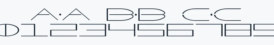Rzeczywista próbka kroju Factor — Aa Bb Cc 0123456789