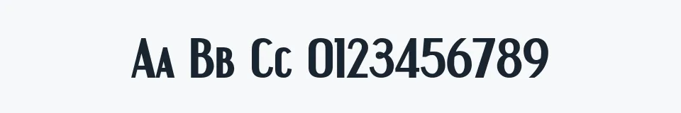 Rzeczywista próbka kroju Engebrechtre — Aa Bb Cc 0123456789
