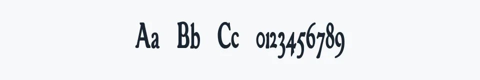Rzeczywista próbka kroju GranthamCondensed — Aa Bb Cc 0123456789