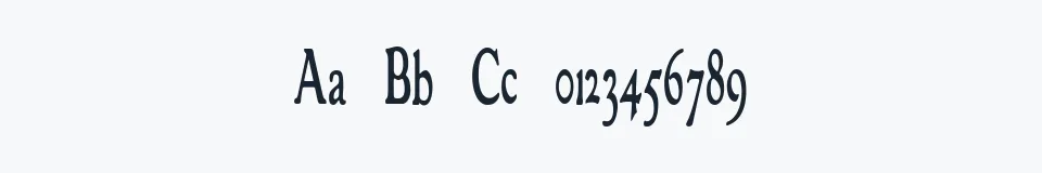 Rzeczywista próbka kroju GranthamCondensed — Aa Bb Cc 0123456789