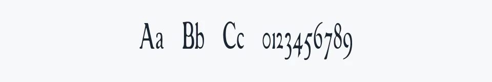 Rzeczywista próbka kroju GranthamLightCondensed — Aa Bb Cc 0123456789