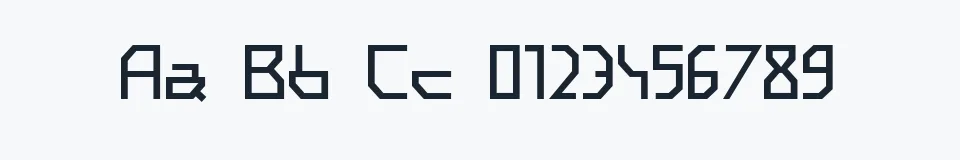 Rzeczywista próbka kroju I am simplified — Aa Bb Cc 0123456789