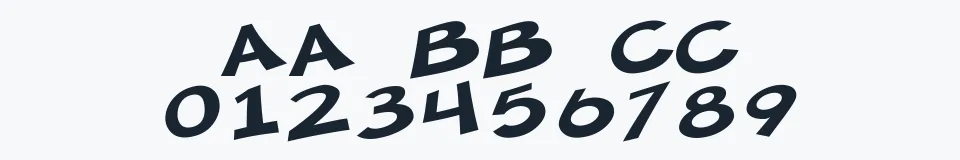 Rzeczywista próbka kroju SF Minced Meat Extended — Aa Bb Cc 0123456789