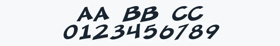 Rzeczywista próbka kroju SF Minced Meat — Aa Bb Cc 0123456789