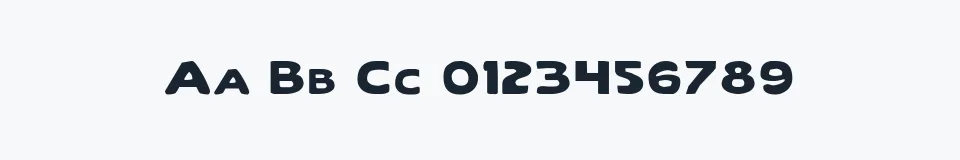 Rzeczywista próbka kroju Quartermain — Aa Bb Cc 0123456789