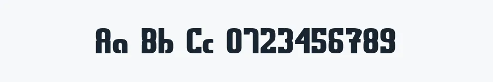 Rzeczywista próbka kroju Sweden Funkis Regular — Aa Bb Cc 0123456789